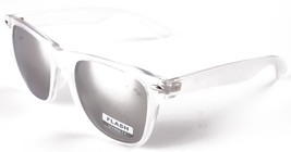 Sunscape Flash Dazed N Confused Clear Silver Mirror Adventurer Sunglasses - $11.25