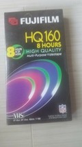 Fuji HQ 160 8 Hour VHS Video Tape High Quality Made In USA Brand New Sealed - £12.49 GBP