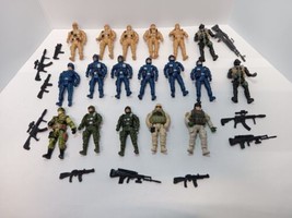 Military Action Figures Army Marine Navy Airforce Chap Mei Assault Weapon Gi Joe - £21.97 GBP