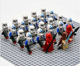 23pcs Star Wars 501st Legion CloneTrooper Stormtrooper Red Guard Minifig... - £41.19 GBP