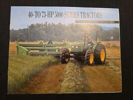 John Deere 40 to 73 HP 5000 Series Tractors Sales Brochure 23 Pages 1996 - $19.78