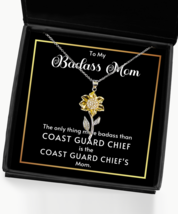 Coast Guard Chief Mom Necklace Gifts, Birthday Present For Coast Guard Chief  - £40.26 GBP