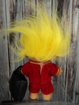 Vintage Russ Troll Doll 5&quot; - Hotel Bellboy Bellhop Porter w/ Hat - £10.73 GBP