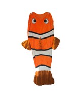 Clownfish Plush Wearable Blanket Slepping Bag Bedding Orange Fish Mermai... - $23.55 CAD