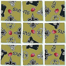 B Dazzle New Orleans Saints Scramble Squares 9 Piece Puzzle - £18.82 GBP