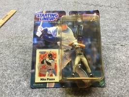 2000 MLB Starting Lineup Mike Piazza Action Figure W/ Card New York Mets - £9.32 GBP