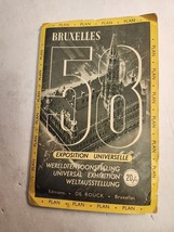 Bruxelles 58 Exposition Universelle Map Book - $32.50