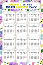 2023 Magnetic Calendar - Calendar Magnets - Today is my Lucky Day - v015 - $10.88