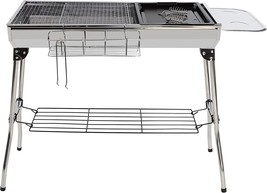 Neature Portable Charcoal Grill For Camping - 26.8In Tall Foldable Bbq Grill - £77.77 GBP