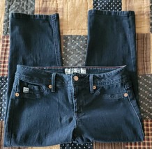 17/21 Exclusvie Denim ~ Dark Wash ~ Blue ~ Capris ~ Women&#39;s Size 4 - £17.93 GBP