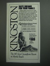 1989 Radison Resort Hotel Kingston Plantation Ad - Myrtle Beach South Carolina - £14.73 GBP