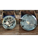 Christmas Gift, Personalized Engraved Sundial Compass, Anniversary Gift - $36.05+