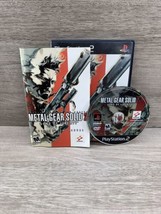 Playstation 2 MGS 2 Metal Gear Solid 2 Sons of Liberty W Manual, + REG CARD - £10.27 GBP
