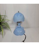 Vintage Southern Belle Lamp, Blue Lady Bedroom Vanity Light - $68.00