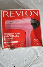 Revlon Smooth And Effortless Drying Frizz Control Hair Dryer Pink - $11.29