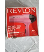 Revlon Smooth And Effortless Drying Frizz Control Hair Dryer Pink - £8.87 GBP