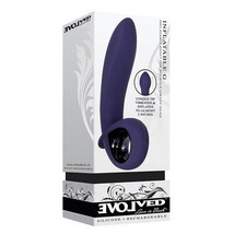 Evolved Inflatable G Rechargeable Inflating Silicone G-Spot Vibrator Blue - £83.69 GBP