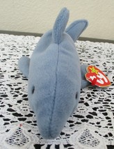 Ty Beanie Baby Crunch The Shark 1996 4th Gen. Style 4130 3rd Generation Tush Tag - £10.07 GBP