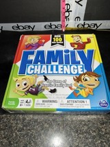 Family Challenge Game over 100 mini games By spin master Preowned 100% Complete - $8.00