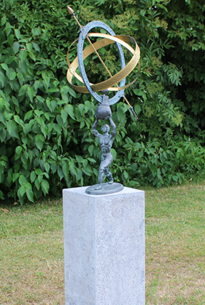 Atlas Armillary – Bronze Sculpture. 35x33x70cm - $999.95
