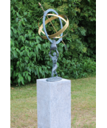 Atlas Armillary – Bronze Sculpture. 35x33x70cm - $999.95