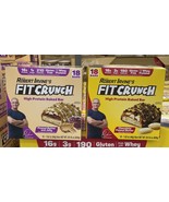 2 PACKS  FITCRUNCH Snack Size Protein Bars by Robert Irvine, 2 Flavors P... - $80.46 CAD