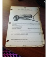 Ford series 801 Lime and Fertilizer Spreader informational insert - $2.94