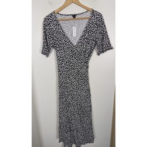 Nwt Ann Taylor Black And White Leopard Print Dress Size 10 New (#25) - $18.13