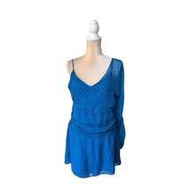 House of Harlow 1960 x Revolve Alysa Dress Sz L Large Blue One Sleeve Po... - £79.12 GBP