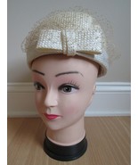 AUTHENTIC VINTAGE Designer RENE MICHAEL Mod Hat 1960&#39;s FANTASTIC CONDITION! - $33.99