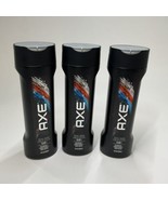 Axe Hair Total Fresh 3 in 1 Shampoo + Conditioner + Body Wash 12oz LOT of 3 - £15.87 GBP