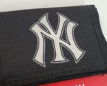 MVF MLB New York NY Yankees Nylon Trifold Wallet Black 2013 - $17.33
