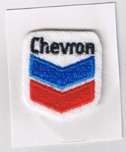 Chevron Embroidered Fuel Oil Logo Patch 1&quot; x 1&quot; - £6.23 GBP