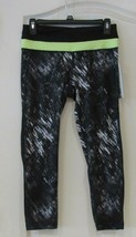90 Degree By Reflex Active Life Capri Black Yellow  Women&#39;s Sz S NWT MSR... - $390.24 MXN