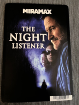 The Night Listener BLOCKBUSTER VIDEO BACKER CARD 5.5&quot;X8&quot; NO MOVIE - £11.56 GBP