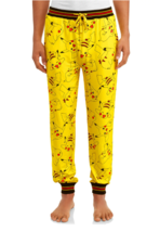 Pokemon Printed Pockets Elastic Waistband Sleep Pants Pajamas Mens Pikachu Large - £12.39 GBP