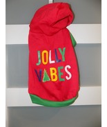 WOOF LOOKIN&#39; GOOD RED JOLLY VIBES SWEATSHIRT SIZE L NEW - $42.60 CAD