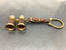 Vintage Souvenir Keyring Binoculars Keychain Ancien Porte-Clés Paire De Jumelles - £6.45 GBP