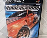Need for Speed Underground PlayStation 2 Black Label PS2 Complete Manual... - $14.80