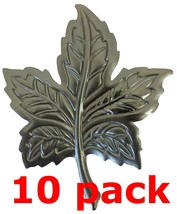 Metal Stampings Maple Leaf Leaves Plant Tree Embossed STEEL .020&quot; Thickn... - £12.31 GBP