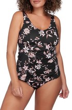 Artesands Raphael Underwire Tankini Top US Plus SZ18 Black Multi $119 - £38.62 GBP