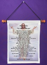 Beatitudes Poem - Personalized Wall Hanging (1151-1) - £15.73 GBP