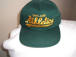Oakland Athletics green/yellow ball cap, new never worn w/MLB tag - £17.30 GBP