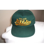 Oakland Athletics green/yellow ball cap, new never worn w/MLB tag - $22.00