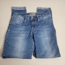 YMI Girl Jeans Youth 12 Cuffed Bottom - £8.54 GBP