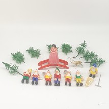 Vintage Cake Toppers Snow White and the Seven Dwarfs Hong Kong Lot of 18 - £7.51 GBP