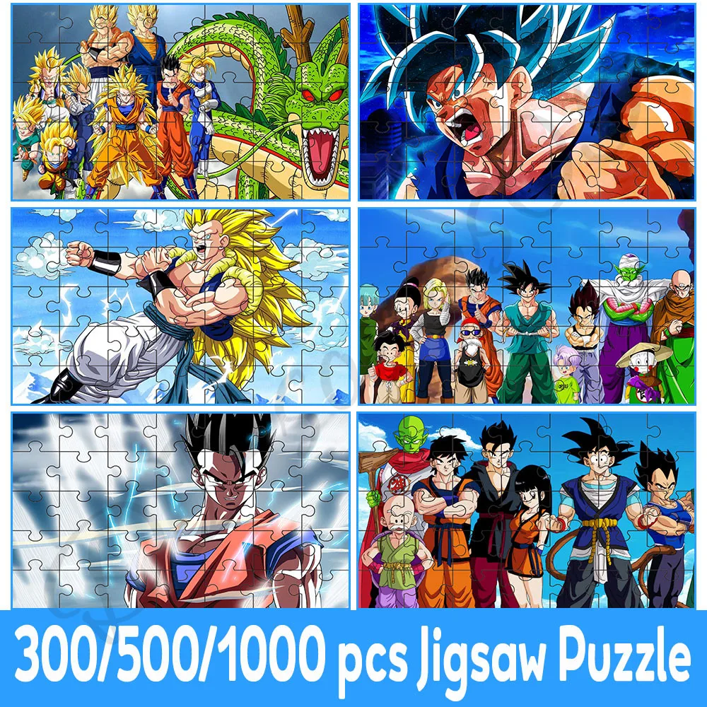 Puzzles for Kids 300/500/1000 Pieces Paper Puzzles Bandai Dragon Ball Summon The - £9.32 GBP+