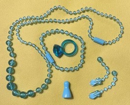Pretty PRINCESS Replacement Parts - Blue Necklace Bracelet Earrings Ring Mover - £7.62 GBP