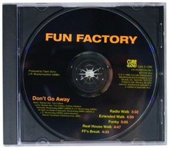 Fun Factory Don&#39;t Go Away 1996 Promo Cd Maxi Single 90s Eurodance Euro House Oop - £12.22 GBP