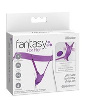 Fantasy For Her Ultimate Butterfly Strap On Remote Control Vibrator Bullet - £49.81 GBP